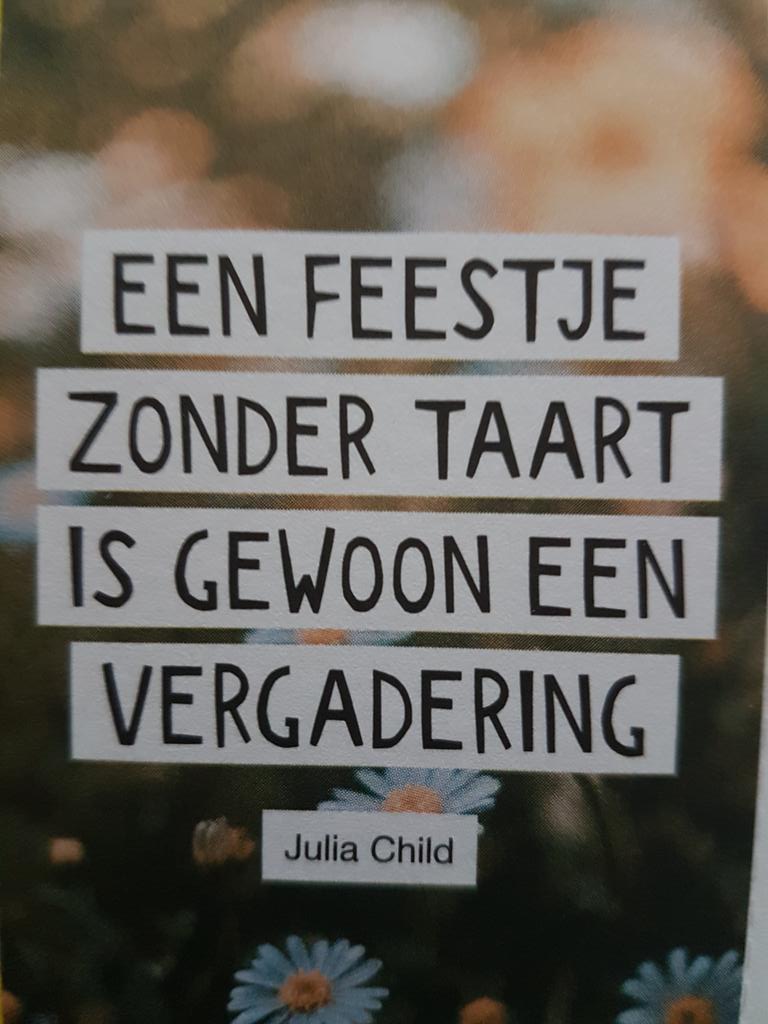 En zou een vergadering met een taart dan een feestje kunnen worden 🤔 ...?