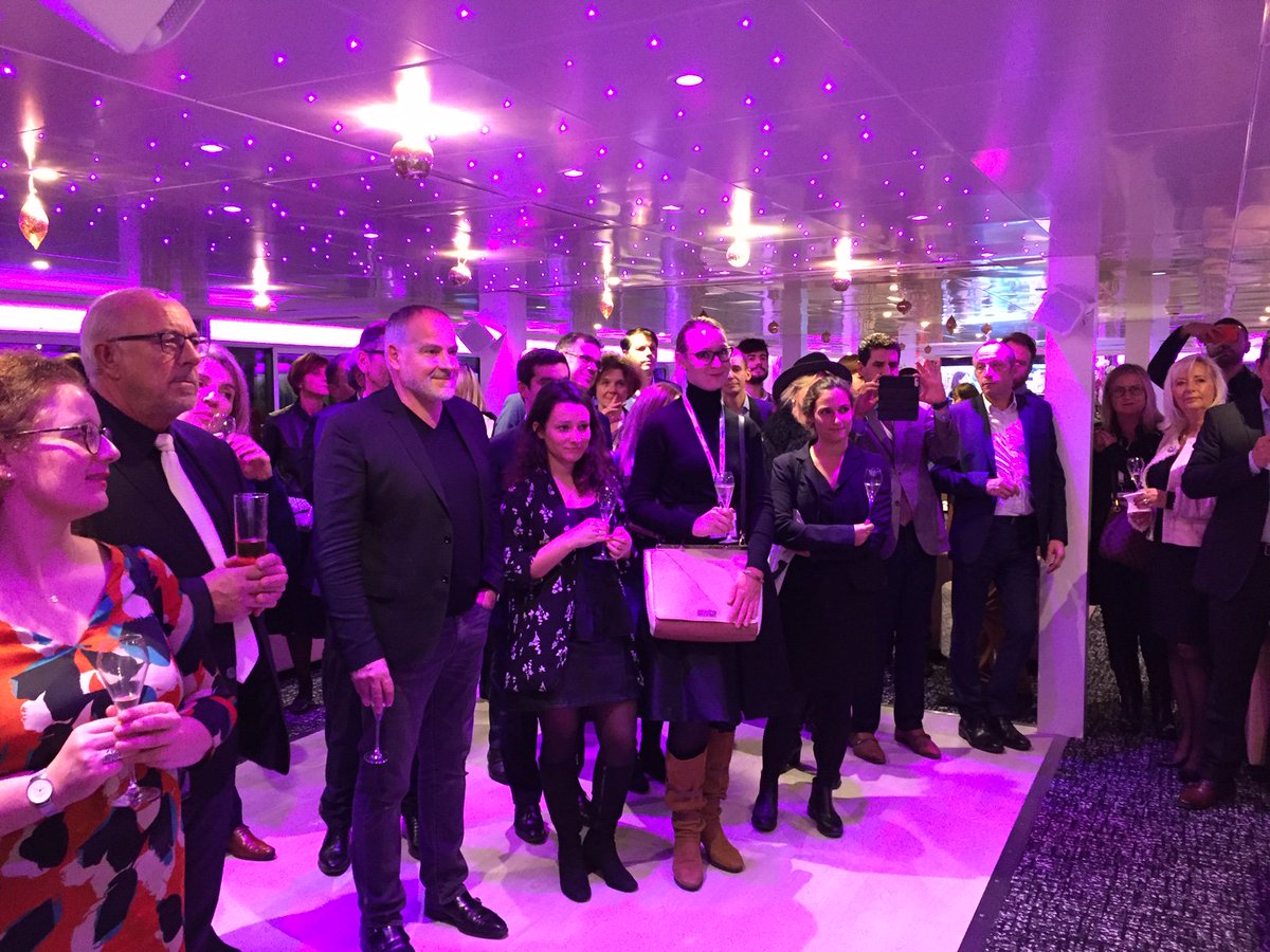 europtimist_eu's tweet photo. #SIMI2018 : Retour en images sur la soirée strasbourgeoise Strasbourg on Board, organisée par l'Eurométropole de @strasbourg le 5/12. Networking et rencontres en perspective, le tout sur un bateau @CroisiEurope ! 👍🥂
@ccialsace @meyer_martine @GroupeGA @salonsimi https://t.co/3WE2QqzVYA