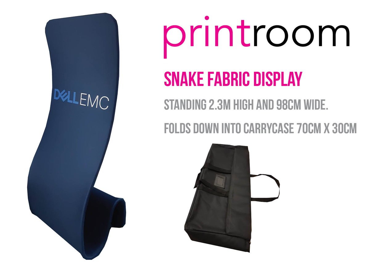 PrintroomIRL's tweet photo. Introducing the Snake Fabric Display. One of our new exciting products available to order now! Call us on 01 201 8700 or email info@printroom.ie #fabricprinting #textileprint #printroom #buyirish #fabricdisplays https://t.co/ypL5Sn0fCF