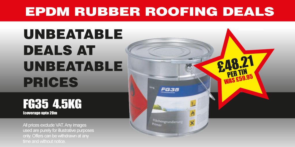 ventureplastics's tweet photo. @RESITRIX_UK FG35 is a surface primer to be used in conjunction with the Resitrix #EPDM waterproof membrane. Lucky for you, they're both currently on offer in all of our branches! Great savings to be had whilst stocks last... https://t.co/aSE0pZJaDj