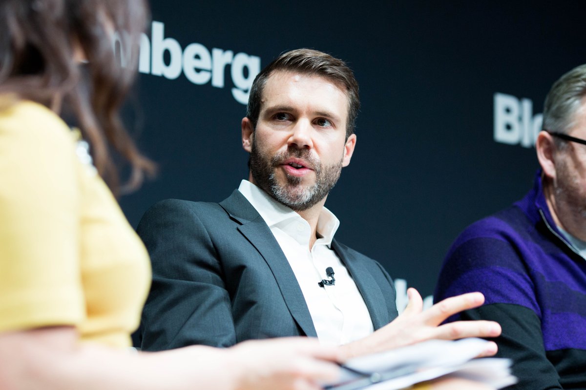 BloombergLive's tweet photo. .@AndrewLPeel: We are a number of years from Security Token mainstream adoption. However, the fact we're sitting in the Bloomberg offices talking seriously about #securitytokens is testament to the level of professionalism they have taken on, even since last year #CryptoSummit https://t.co/jvVjXph6WG