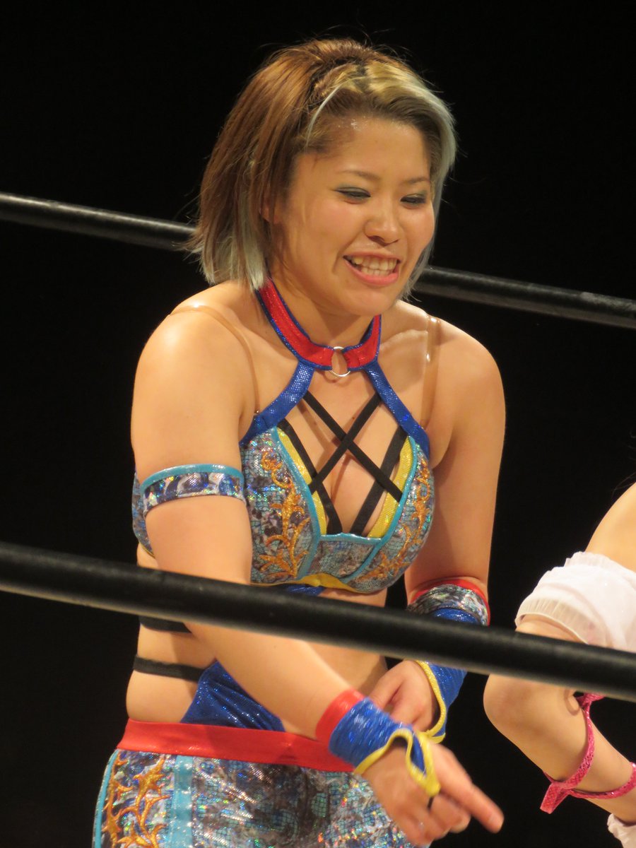 K Yamaguchi Pa Twitter 18 12 5 Wave 大畠美咲選手 5人掛け第2戦の里歩選手との試合の時 Wavepro 大畠美咲 大畠10分x5人掛け