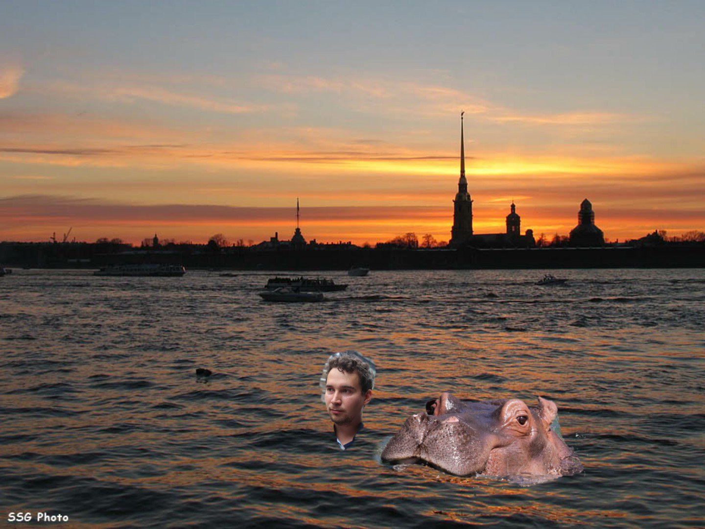 Река Нева в Санкт-Петербурге