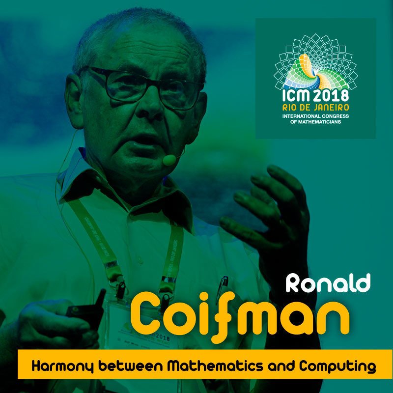 Characters of the ICM: Ronald Coifman: Harmony between Mathematics and Computing
The mathematician Ronald Coifman, a specialist in pure and applied harmonic analysis, is also a computer scientist ► bit.ly/2E7GDAY