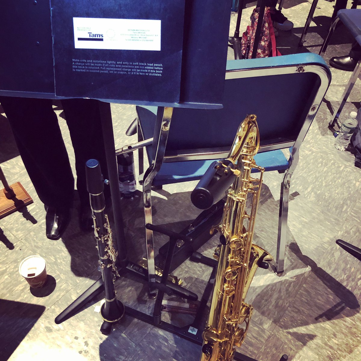 TheMaestroPlays's tweet photo. Last nights office...totally different than a gaming console! #banddirector #musicteacher #HelloDolly #musician #notgamingtonight #gamers #fortnite #Destiny2 #Bo4 #twitch #streamer #newkidontheblock #firstpersonshooters #allgamesreally https://t.co/35RckrSCcB