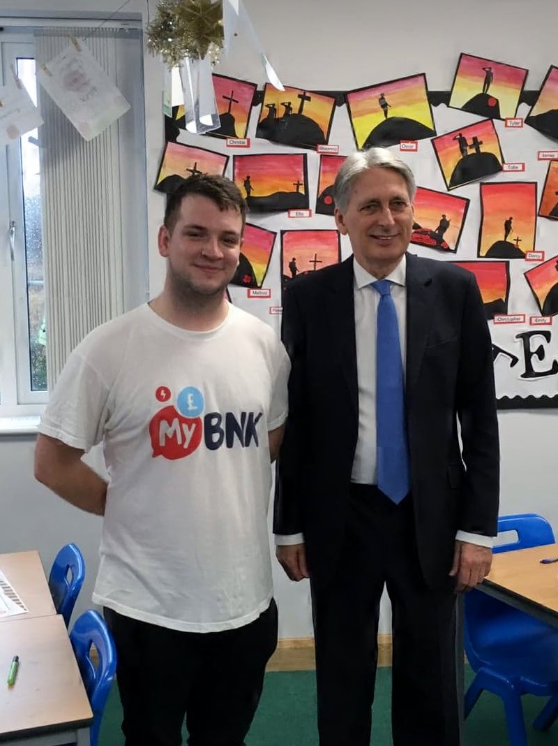 MoneyReadyUK's tweet photo. Young people can defer gratification and start saving if exposed to expert-led financial education at primary school age https://t.co/S4ASa1Eu6E Big thanks to @PhilipHammondUK @hmtreasury for seeing @KickStart_Money in action! #FinancialEducation #Saving #Debt @YourMoneyAdvice https://t.co/kQTHbULuZ9