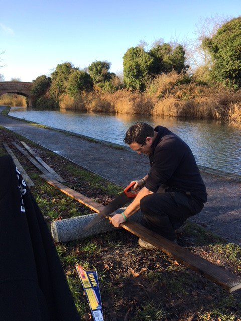 BarryKillnerEA's tweet photo. Andy and Paul taking #steps to improve the #access for our team members to #Astwood brook #weedscreen #Worcestershire #SafetyFirst https://t.co/QQBLrN7aAx