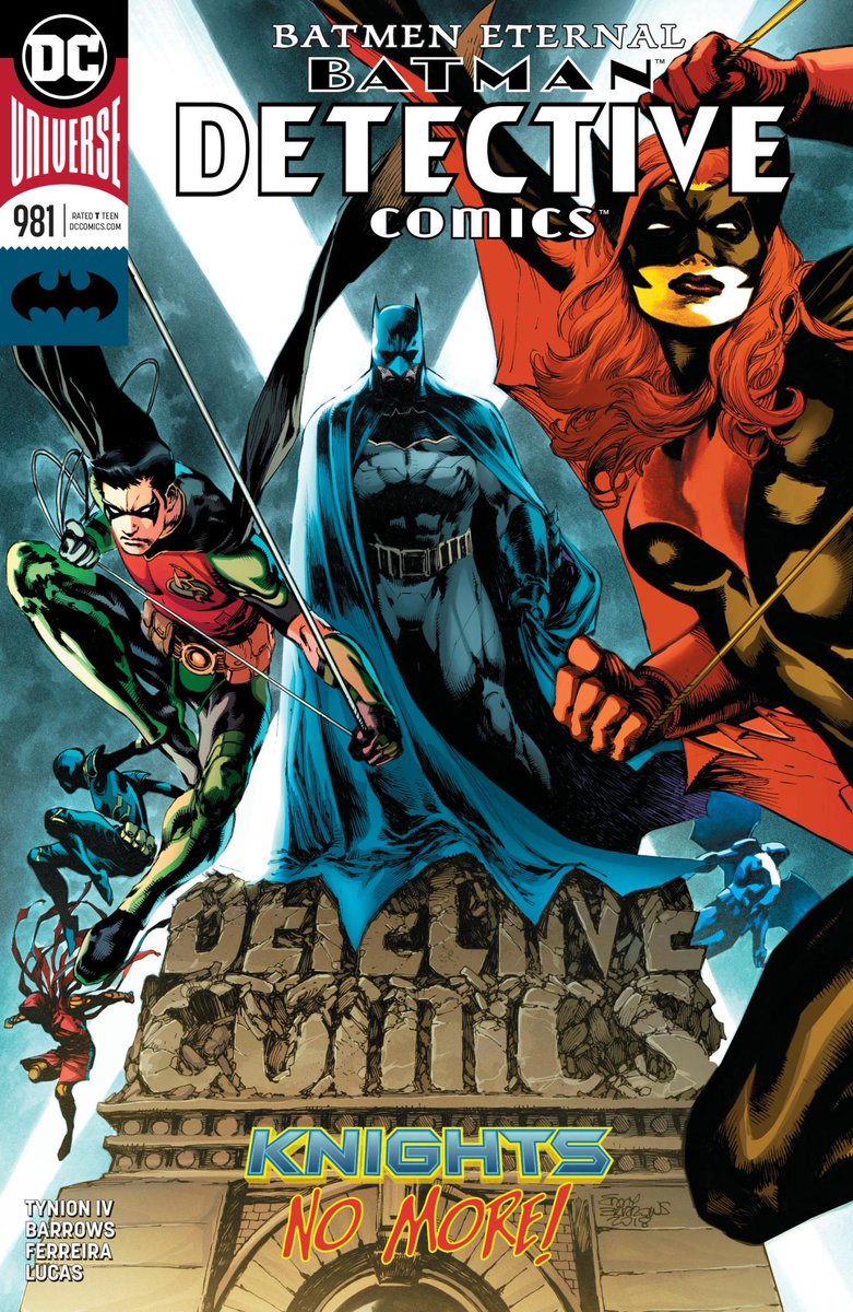 Estas son las historietas que más nos gustaron en 2018... <a href="/DCComics/">DC Comics</a> <a href="/JamesTheFourth/">James Tynion IV</a> @AMartinezBueno #JoeBennett 
<a href="/eddybarrows/">Eddy Barrows</a>
