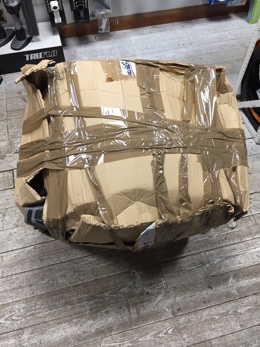 Just received an order from @Chickencyclekit 🤔 think it’s a bit overloaded