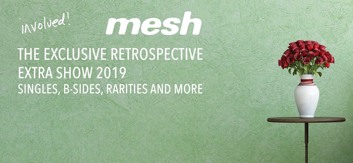 MESH will perform another show in Germany in March 2019:
MESH plus DE/VISION live at Essigfabrik Köln 😎 Get your tickets now 👉🏻deinetickets.de/shop/pluswelt/…
<a href="/meshwecollide/">mesh</a> @DEVISIONMUSIC #plusweltpromotion #essigfabrik #involved