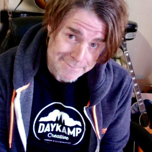 THEcorinashley's tweet photo. The weekend begins with my new #DaykampCreative T-shirt! Purveyors of bespoke rock and roll merch and sundry elegant accoutrement. You should get one, too- ask @NicoleAnguish, she's very nice. https://t.co/uVQZXBkNEX