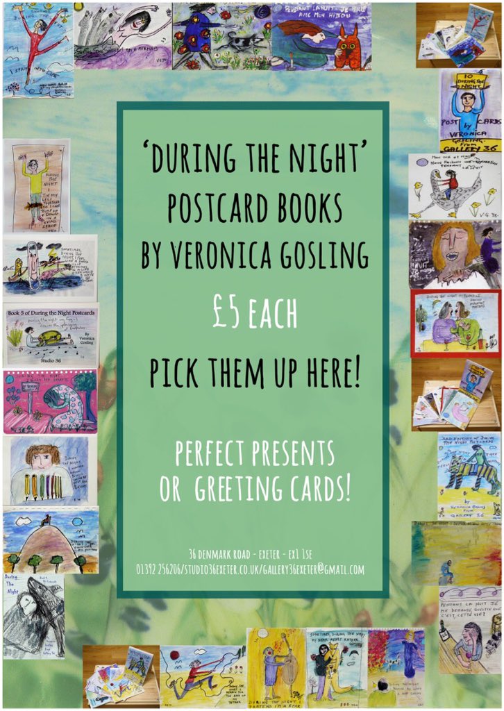 Come by to the gallery or head to our #etsy shop to pick up our fantastic postcard books for Christmas! 
⭐️Shop link in bio⭐️
.....
#christmaspresentideas 
#stockingfillers #abstractart #exeterart