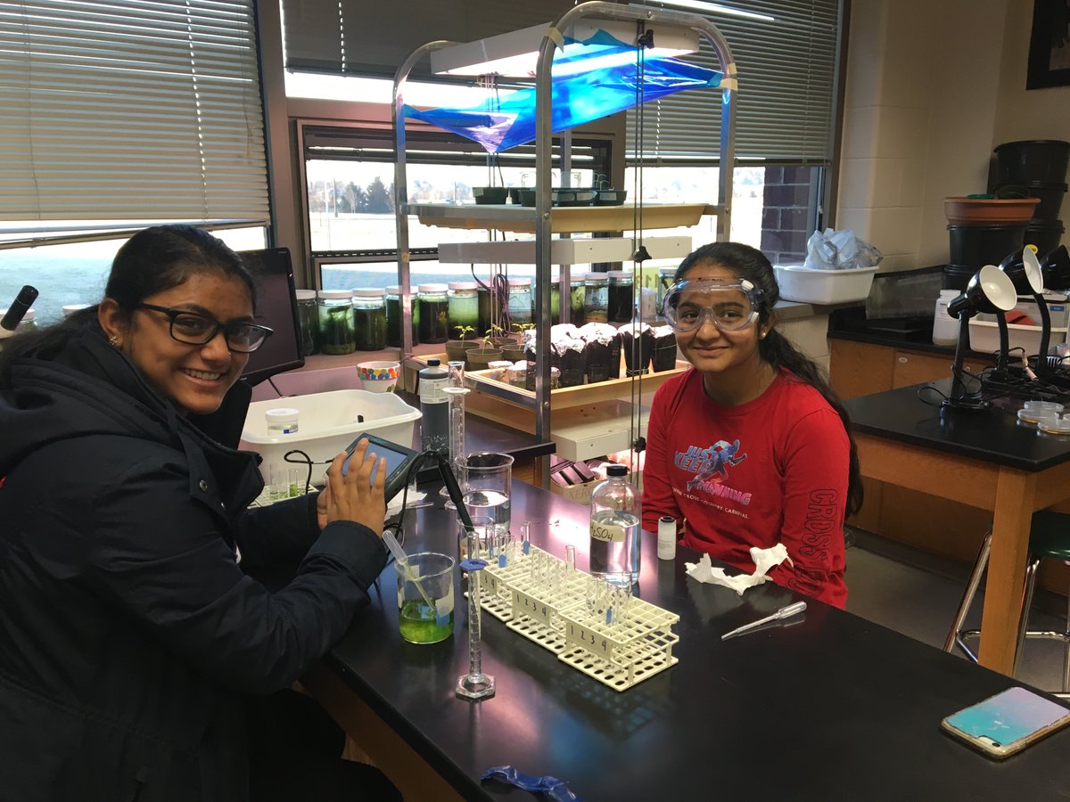 DJHSIB's tweet photo. IB Biology conducting experiments that individual students designed!  So much cool science happening!  #DJHSscience @dublinjeromehs https://t.co/gPQS1Bd047