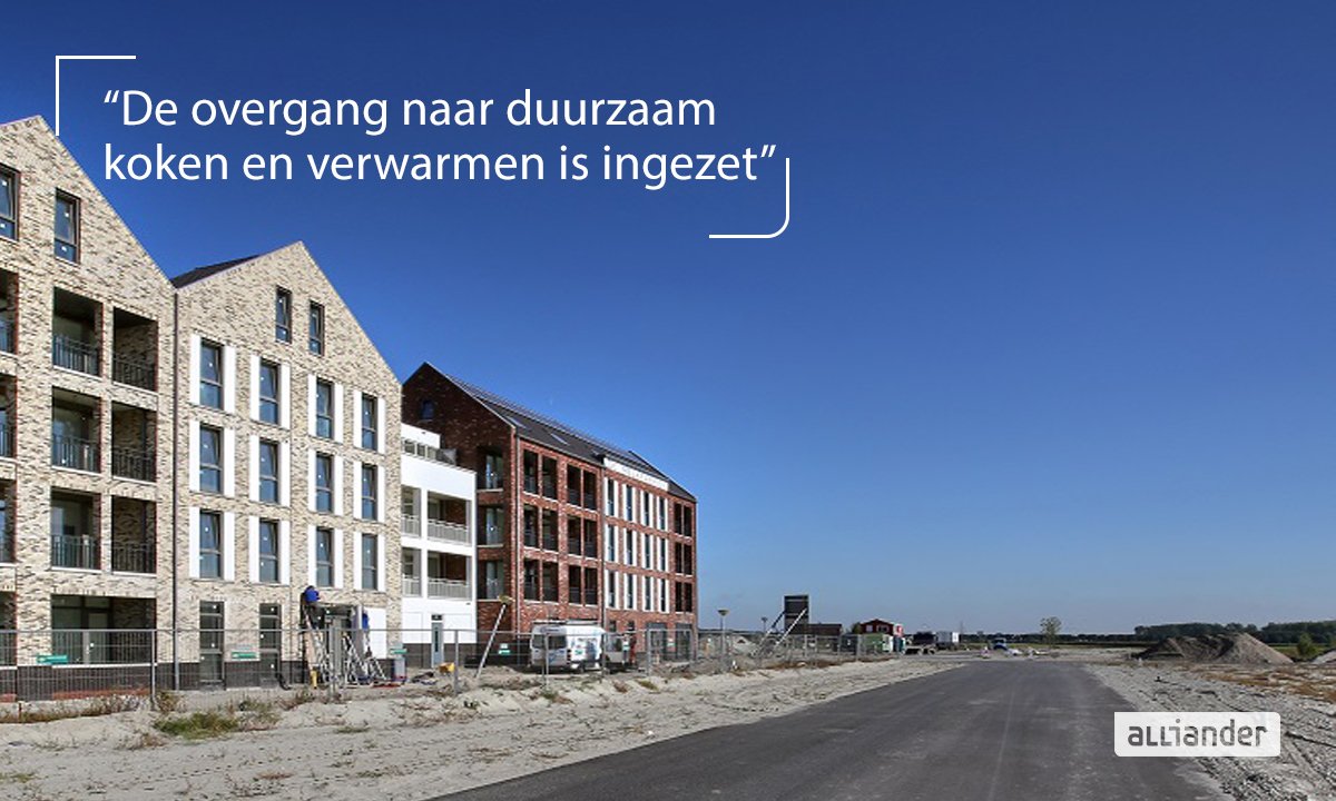 Alliander's tweet photo. Geen #aardgasaansluiting meer voor 57% van alle #nieuwbouwprojecten in het verzorgingsgebied van @Liander. Vorig jaar was dat nog 37%. Lees meer ➜ https://t.co/3qEbPLwnIw https://t.co/xqlW61KU5c