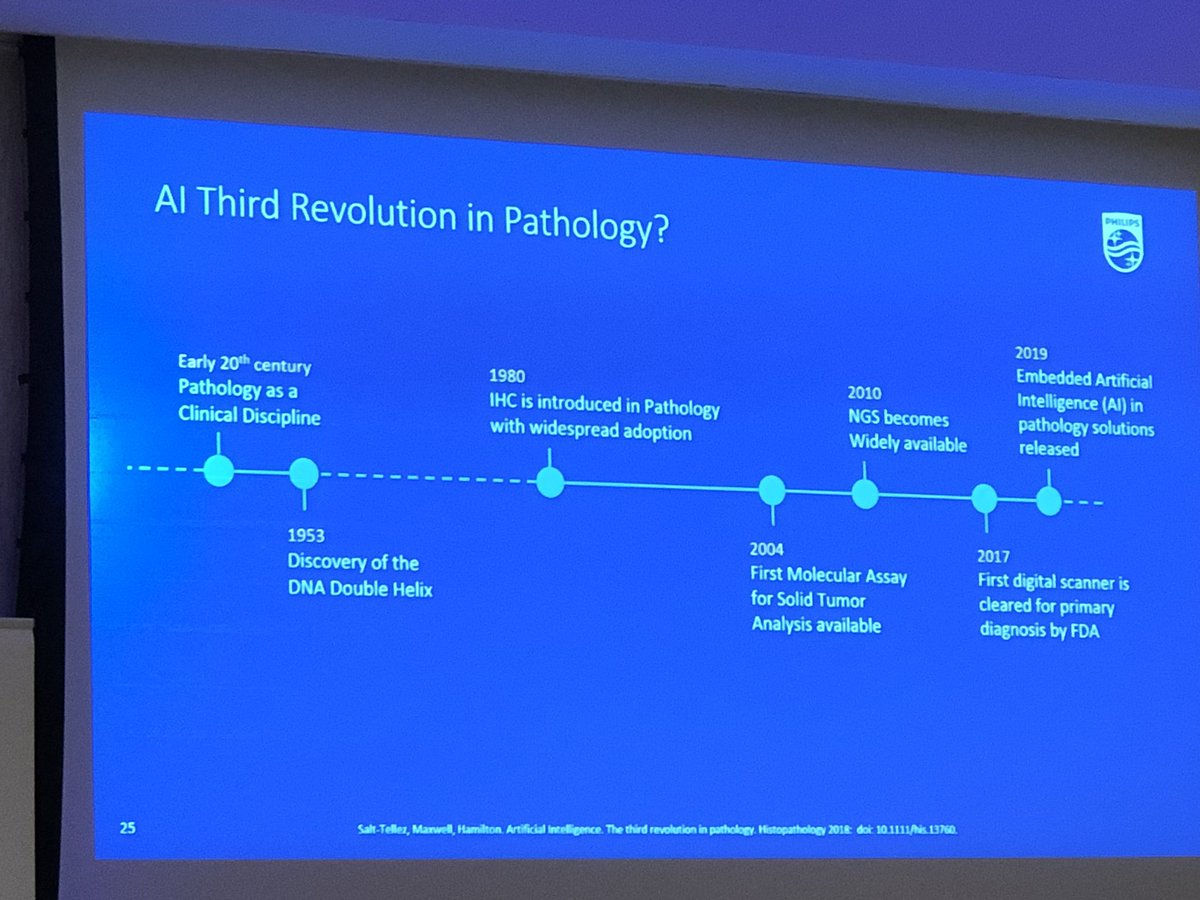 AyeshaSAzam's tweet photo. #AI - Third revolution in #Pathology ?#DigipathGE @Philips_Path @JoMartin_path https://t.co/4TSXJHYo5s