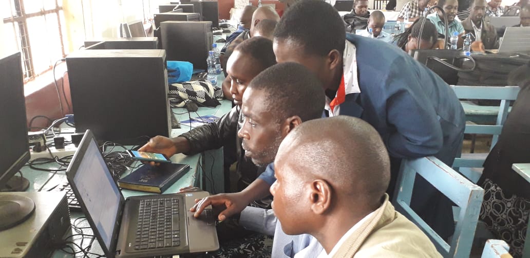 CemasteaKenya's tweet photo. CEMASTEA has been providing #DigitalLiteracyProgramme to secondary school teachers since 2010. The aim is to change the culture of ICT use, to promote digital literacy. Currently, ICT Integration Training is taking place in Nyamira, Kakamega, Lamu and Mombasa Counties. https://t.co/tjCuQj72aY
