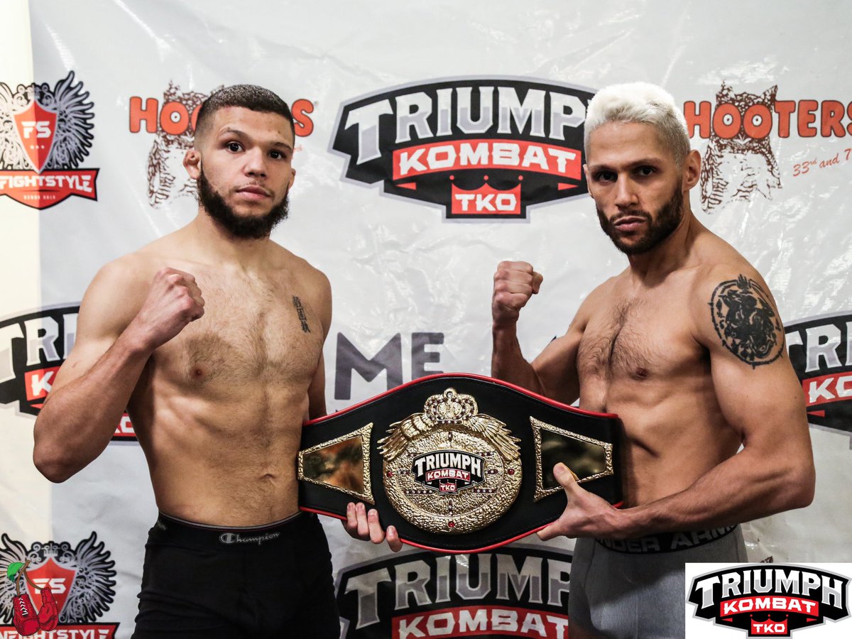 TriumphKombat's tweet photo. Our headliners for this evenings Triumph Kombat 5 at @TheGarden ! Charlie Guest vs Nathan Ward for the 154lbs World Title! Tickets will be available at the door for tonight’s event!!!! #muaythai #triumphkombat #infightstyle #thaiboxing https://t.co/8FXifyH8EZ