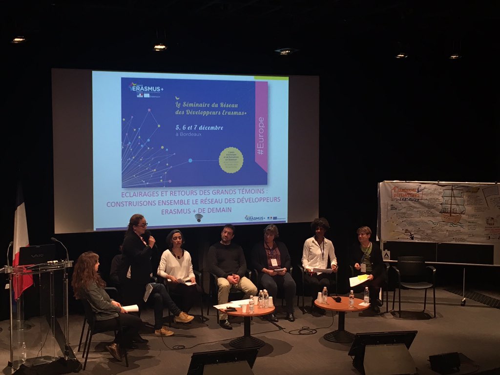 ErasmusplusFR's tweet photo. Clotûre du 1er Séminaire des #développeurs @ErasmusplusFR avec la dernière conférence "Eclairages et retours des grands témoins : construisons ensemble le réseau des développeurs #ErasmusPlus de demain" https://t.co/ZTTLL515Pr
