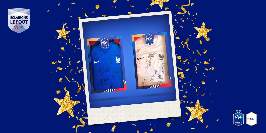 EDF_Foot's tweet photo. Vous voulez offrir le plus beau des cadeaux à un fan de @equipedefrance? 🎁🇫🇷
RT &amp; Follow @eclaironslefoot offre non pas 1 coffret dédicacé mais 2 📦✍️
Dépêchez-vous, nous ferons 2 heureux 😍😍
TAS prévu vendredi prochain ⏳🍀 #CalendrierDeLavent #EclaironsLeFoot @EDFofficiel https://t.co/xhdCT8J5A5
