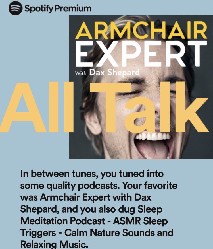 grace_padge's tweet photo. Today I learned that I’ve only listened to one podcast, #ArmchairExpert, and that I’ve listened to @halsey for 33 hours in 2018. Two incredible facts to share if I do say so myself. @Spotify FTW. https://t.co/qyKulpWTVj