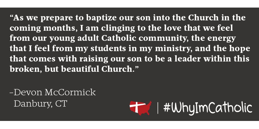 CathExtension's tweet photo. We love seeing #WhyImCatholic stories from around the country. Share yours! https://t.co/cjYvjh9KIz https://t.co/IyF18cA4ad