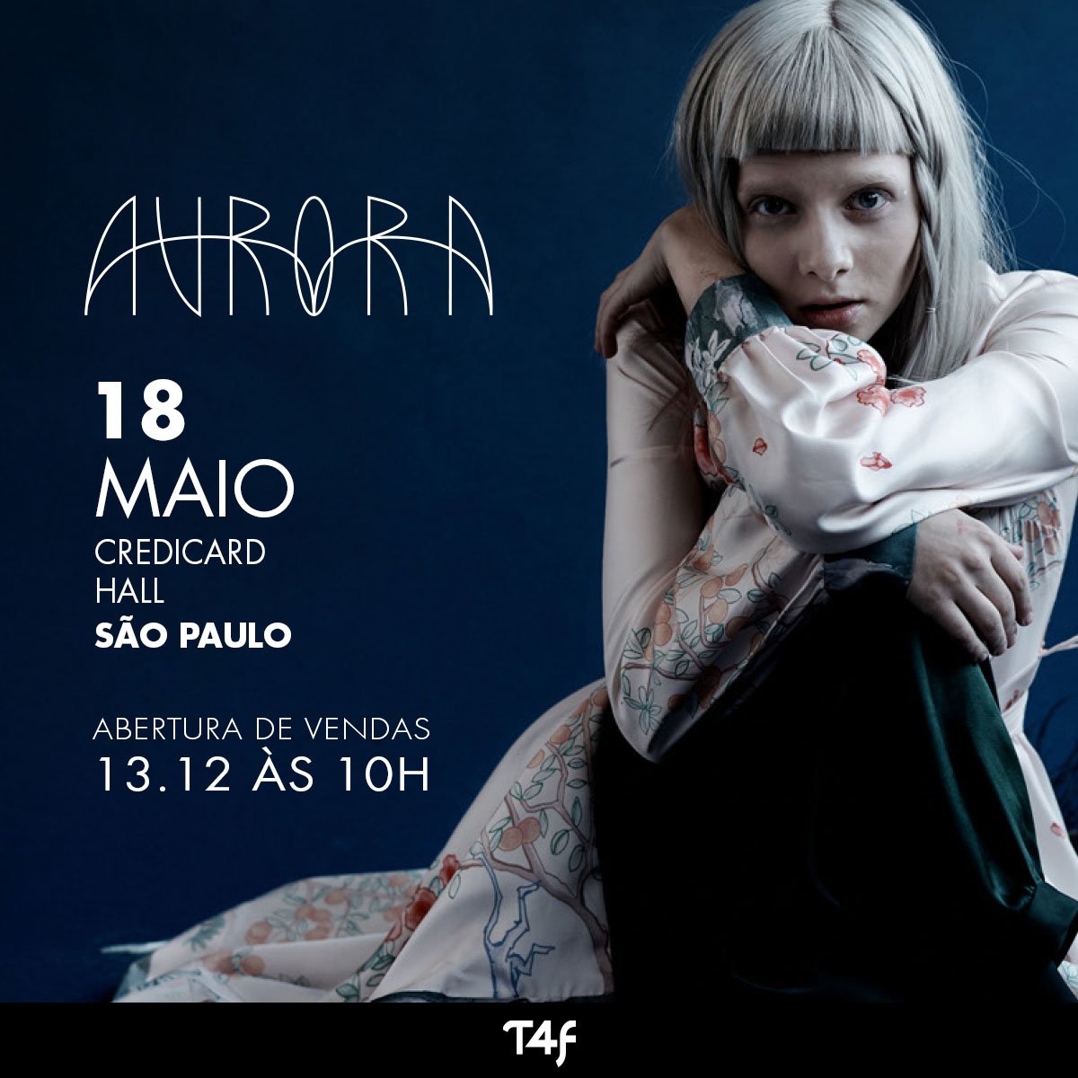 T4F on X: É isso mesmo: o show da #Aurora em São Paulo está