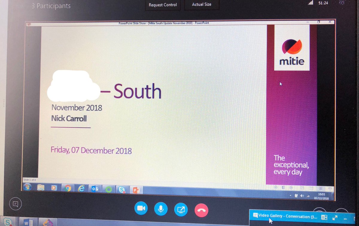 JohnTaylorSec's tweet image. Fantastic morning catching up with @petercablemiti1 and Nick. Conducting our monthly account meeting with each AM reviewing their own region, but this time completely by Skype! #notravel #timeback 💻⌚️👍🏻