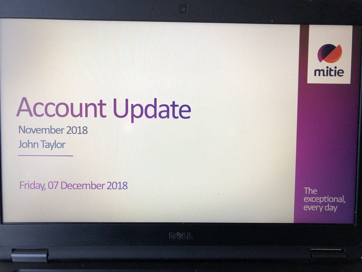 JohnTaylorSec's tweet image. Fantastic morning catching up with @petercablemiti1 and Nick. Conducting our monthly account meeting with each AM reviewing their own region, but this time completely by Skype! #notravel #timeback 💻⌚️👍🏻