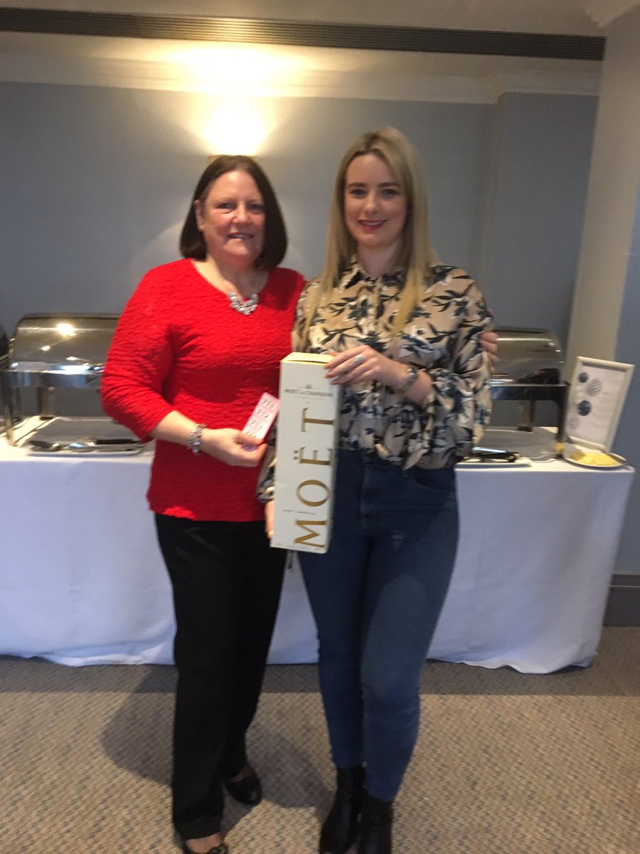 SWCwomen's tweet photo. Congratulations to the winner of @TalkToThompsons prize draw at SWC Festive Lunch #SWC18 https://t.co/ljlIA8KSq8