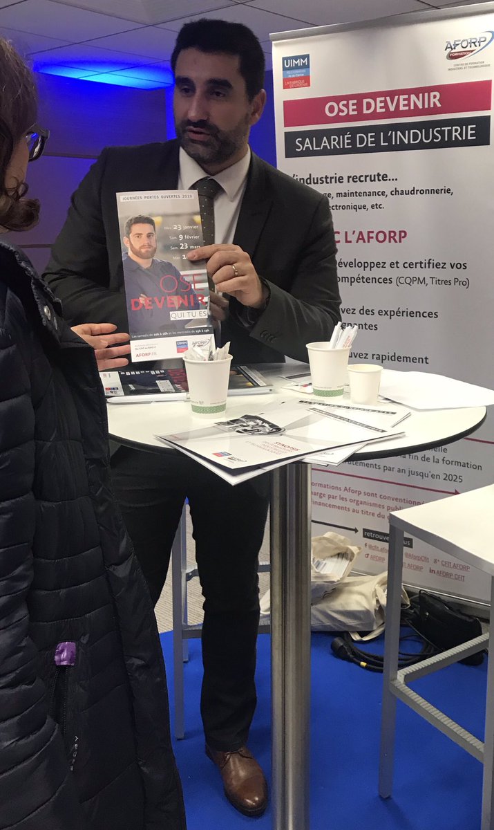TCheyenn's tweet photo. L’AFORP aux salon « 24H pour rebondir »... venez me voir pour reprendre de la hauteur !! 😉 https://t.co/EMNphvDkQi