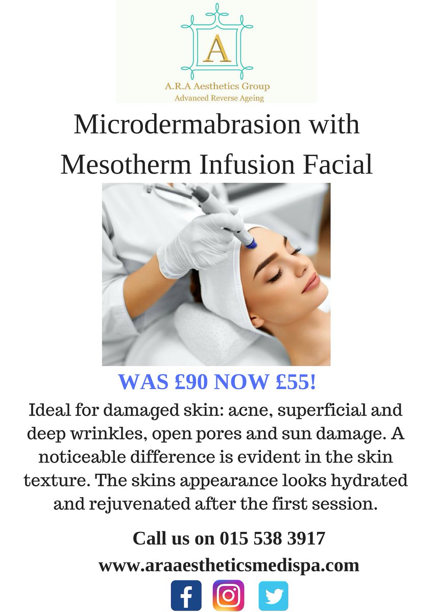 alluremedispaL3's tweet photo. Treat a loved one this Christmas to one of our signature facials. Microdermabrasion with a Mesotherm Infusion!

Now Just £55!

Gift Vouchers are also available at A.R.A Aesthetics Medispa.

Call us on 0151 538 3917 for more details! https://t.co/6lGnIsWkAr