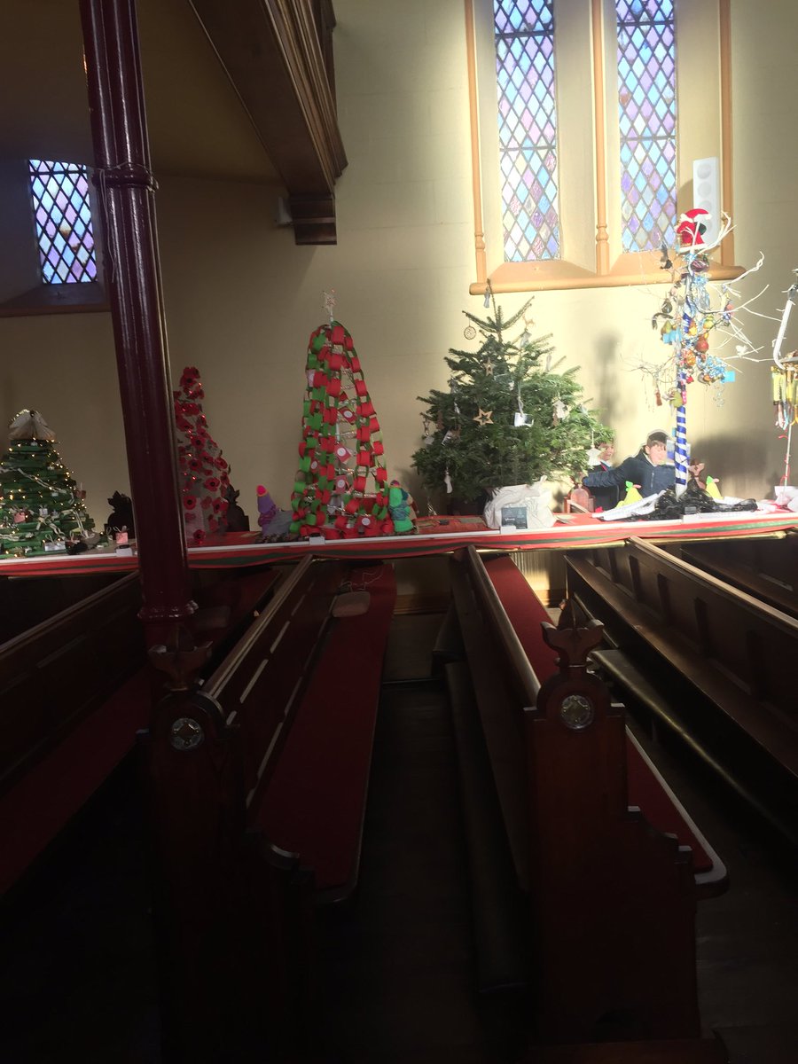 Msmythenclass's tweet photo. We had a lovely time visiting the Christmas tree exhibition in st Mary’s church today ! https://t.co/4k6FsVGJax