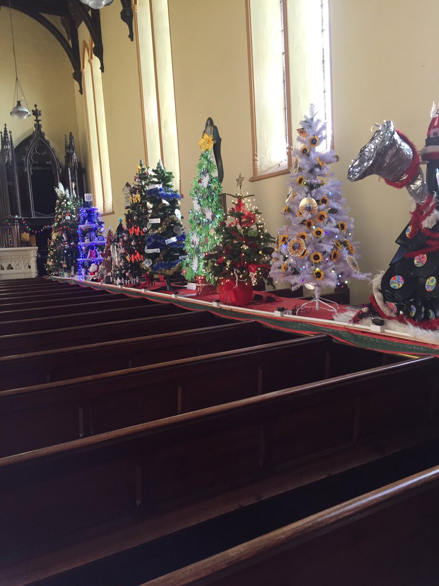 Msmythenclass's tweet photo. We had a lovely time visiting the Christmas tree exhibition in st Mary’s church today ! https://t.co/4k6FsVGJax