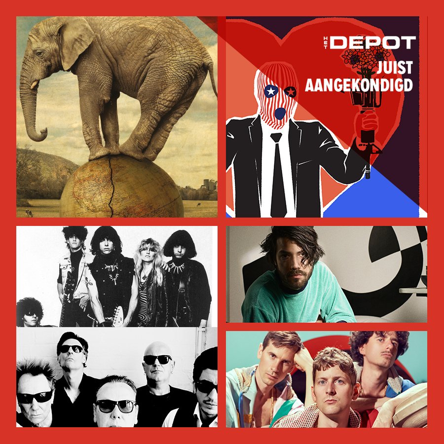 Nieuw in #HetDepot! Info &amp; tickets: hetdepot.be.
> 03.05 - <a href="/facesontv_/">Faces On TV</a> (All Night Funeral) 
> 06.04 - The Fuzztones + The Godfathers 
> 09.05 - <a href="/theweightband/">THE WEIGHT BAND</a> 
> 16.04 - COOL presents <a href="/Antibalas/">Antibalas</a> 
> 13.02 - @uberdope + Ntrek