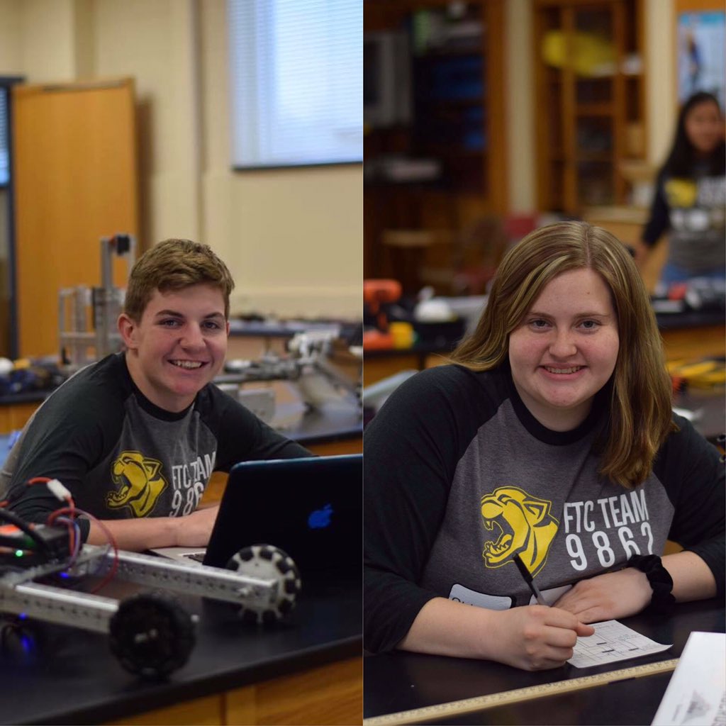 ftcteam9862's tweet photo. Meet your 2018-19 CTRL+ALT+DESTROY: Ryan (Dave Ryanport), Stephanie (OG), Maya (Mayo), Ryan (Swifty), Xavier (“The Letter X”), and Meghan (Ginger). https://t.co/90O7yaV4tV