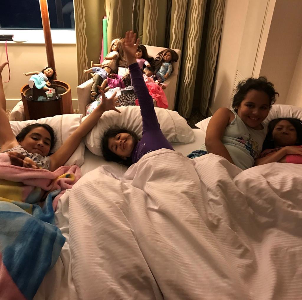 Give your little girl and her American Girl Doll a night they won't forget with our American Girl Package!