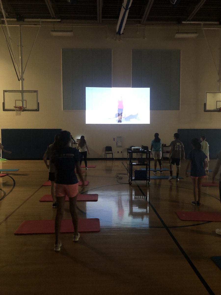 Lunsford_PE's tweet photo. Cardio Yoga! https://t.co/zSFWc5XvV6