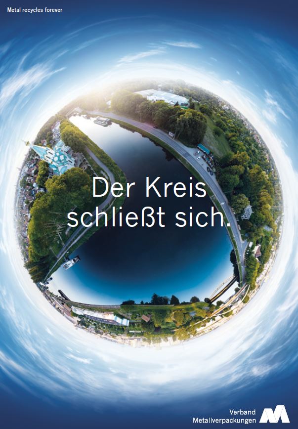 Der Kreis schließt sich. Unsere neue Broschüre ist auf dem Weg zu unseren Mitgliedern. Der Online-Launch folgt. So geht #Recycling! So geht #Kreislaufwirtschaft! #Metallverpackungen
