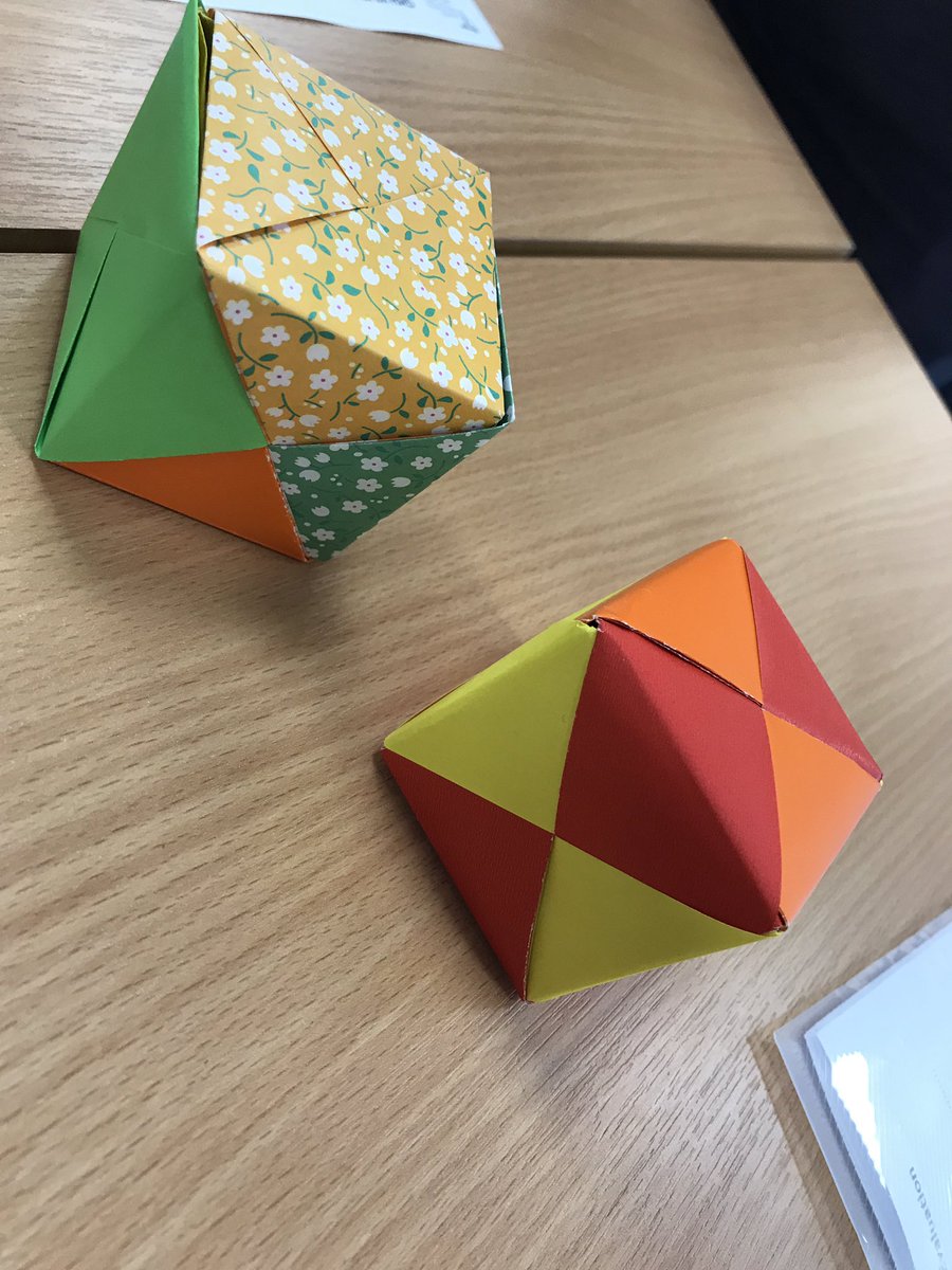 Origami cubes and then a number quiz to end the game, well done to winners team 5, runners up team 4, and keenest Mathematician, Luke! @Year9ASCC <a href="/ASCC_maths/">ASCC Maths</a>
