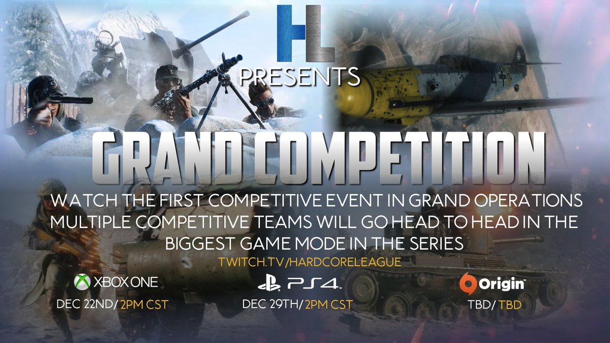 hleagueofficial's tweet photo. We have some pretty cool stuff coming up this month! Be sure to swing by the site and check out our community event calendar. https://t.co/Ei2GamVTyZ @Battlefield @dan_mitre @Braddock512 https://t.co/Fyc26TTdcK