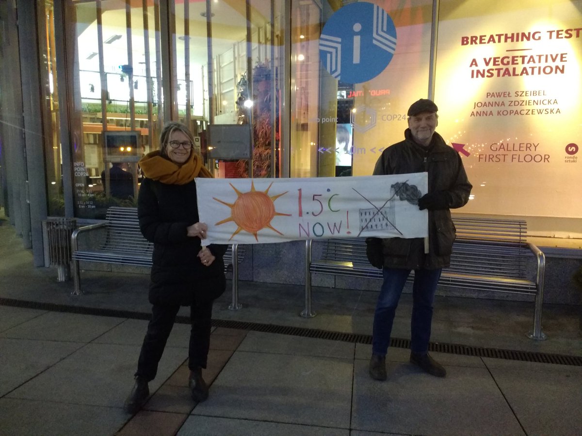 Looking around outside of COP I found small acts of kindness and connection thriving where they could. I found an art space, SustainaClaus engaging local children and others including a single person choosing to disrupt by standing still