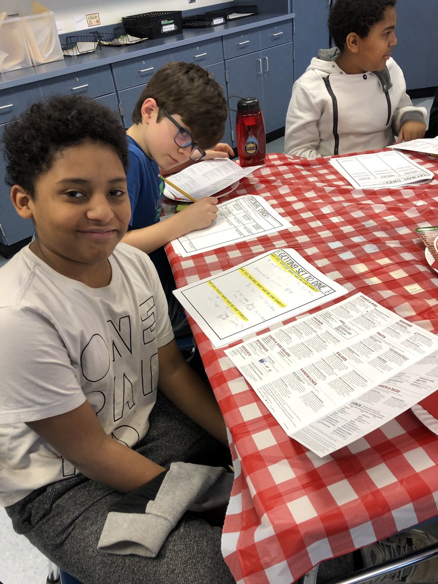 WeLoveHTWiley's tweet photo. Decimal Diner with Mrs. Faber and Mrs. Guarino! #wileyworld #decimals #kidsdeserveit https://t.co/wlGmH22Qpn