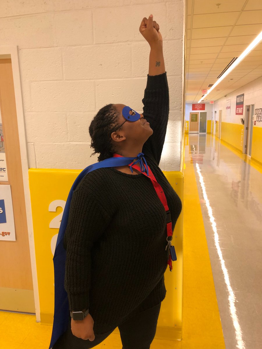 APrepTalent's tweet image. Shoutout to Ms. Harris making a cameo as the  #SuperHero of the Week. She exudes #Determination, #Respect, #Enthusiasm, #Accountability, and #Mastery on the daily basis.