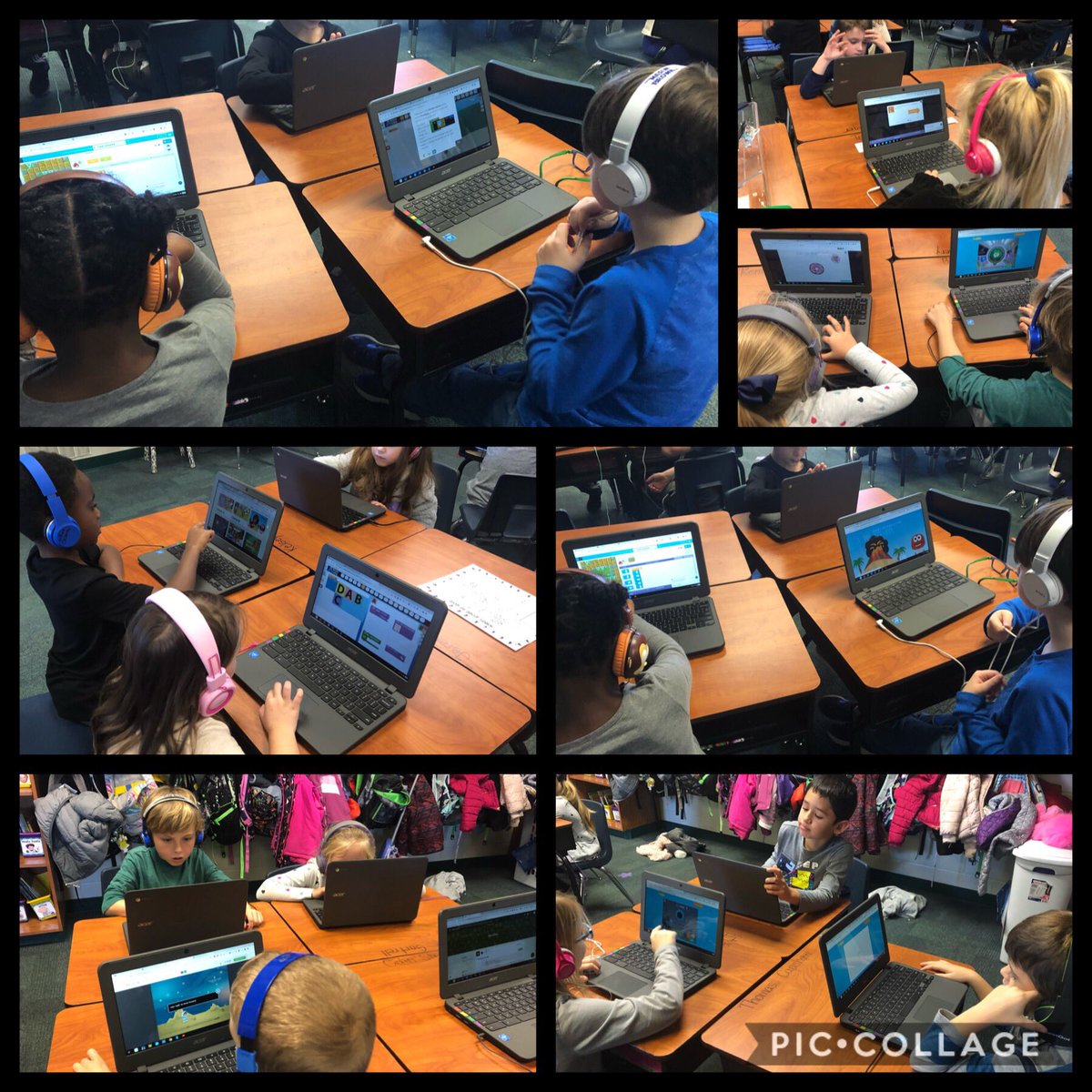 kimacortez's tweet image. My class loved participating in the Hour of Code this week!  @NJSmithEDU @FierceFolsom #ProsperCodes