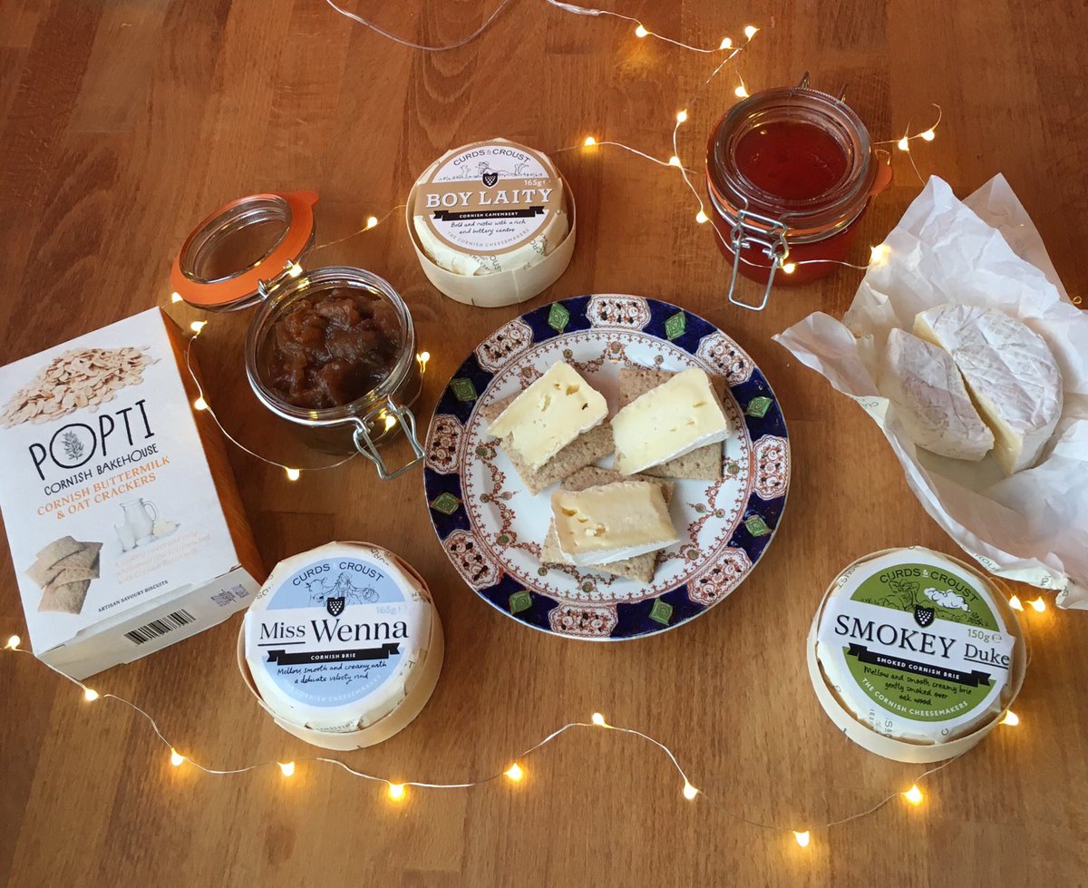 Pop in to buy your cheeses for Christmas, wonderful selection available from @curds_croust <a href="/cornishyarg/">Lynher Dairies</a>  and more in the deli fridge #christmasgiftideas