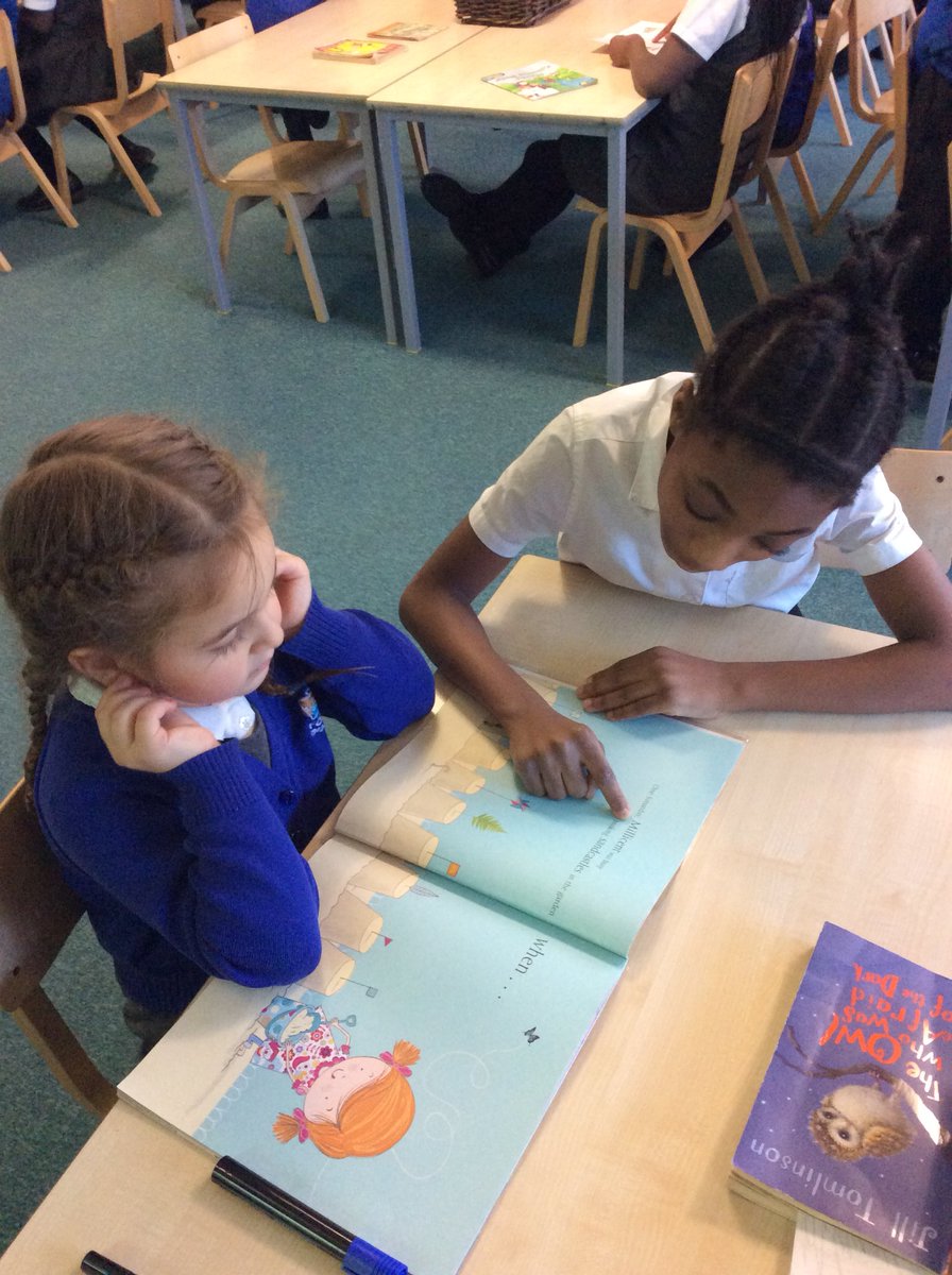<a href="/foxfield/">FoxfieldPrimary</a> today we met with our partner class to read. What a lovely treat!