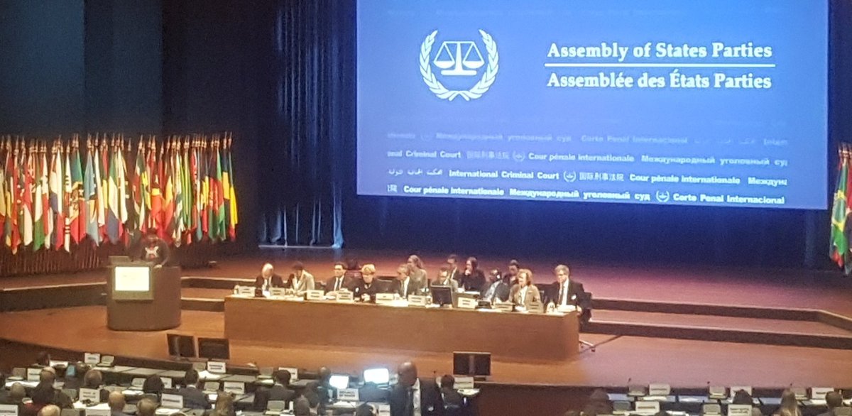 JuanManMartinez's tweet photo. At #ASP17, .@IntlCrimCourt Prosecutor Fatou Bensouda says that "ultimately, international criminal law has served humanity as a whole, not specific peoples, but all"

.@PILPG
#PILPGatASP #ICC #ASP https://t.co/n1MR0vGxvB