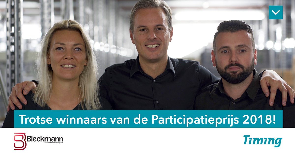 6 december hebben we samen met Bleckmann Bergen op Zoom vol trots de Participatieprijs 2018 in ontvangst mogen nemen. We mogen ons nu een jaar lang de meest maatschappelijke werkgever uit de regio noemen! Lees hier meer: bit.ly/2Qk92L8