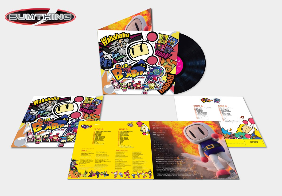 SumthingDigital's tweet image. The Super Bomberman R OST vinyl is out NOW!

Get your copy while supplies last: shop.sumthing.com/products/super…

#bomberman #superbombermanR #konami #vinyl #vgm #soundtrack #videogames
