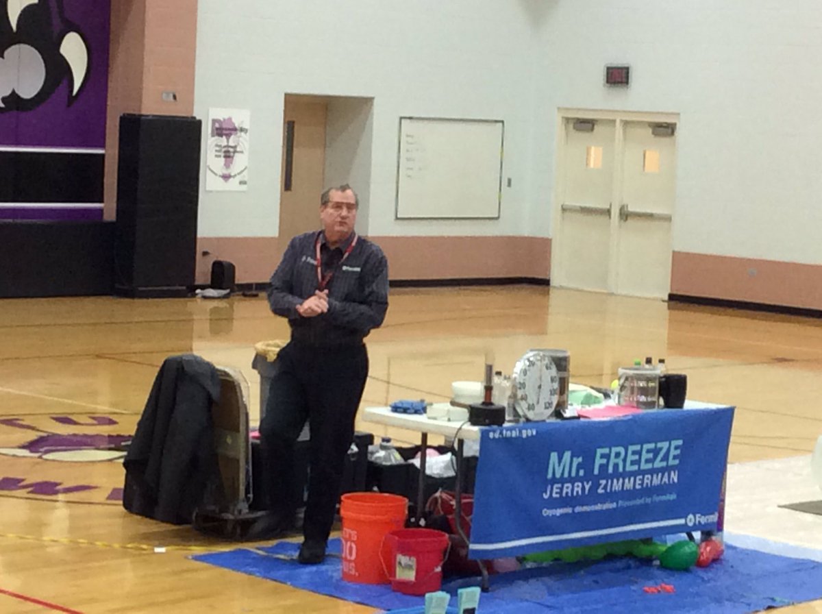 Ms_Simon_Math's tweet photo. Mr. Freeze @CenturyWildcats @MrsHardekCJH  #OSD135 https://t.co/PUEaFWS6Cd
